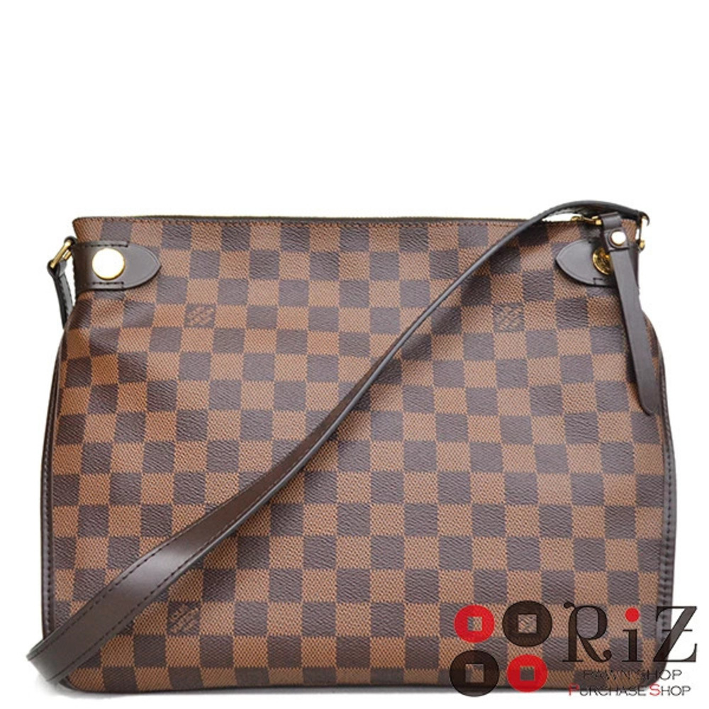 LOUIS VUITTON Duomo Bag Shoulder Messenger Damier Ebene Brown
